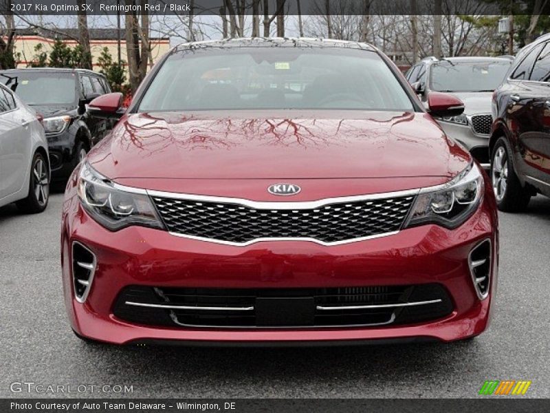 Remington Red / Black 2017 Kia Optima SX