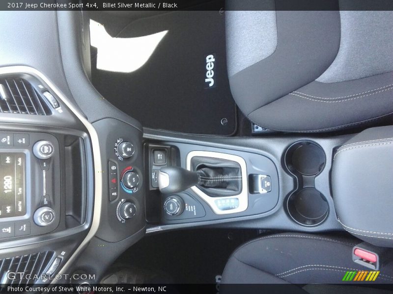 Billet Silver Metallic / Black 2017 Jeep Cherokee Sport 4x4