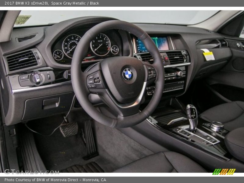 Space Gray Metallic / Black 2017 BMW X3 sDrive28i