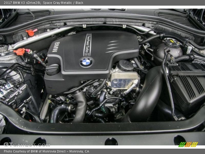 Space Gray Metallic / Black 2017 BMW X3 sDrive28i