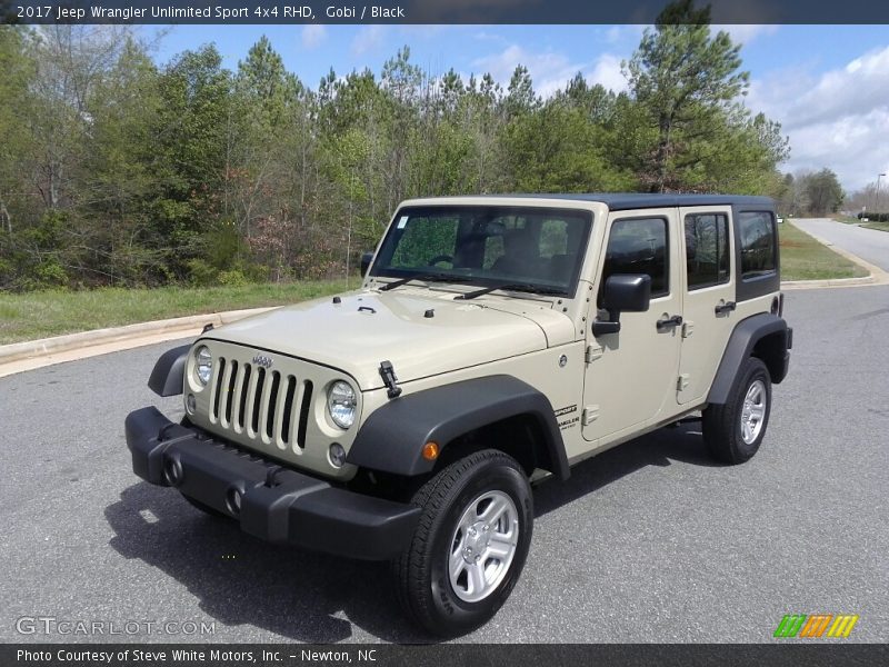 Front 3/4 View of 2017 Wrangler Unlimited Sport 4x4 RHD