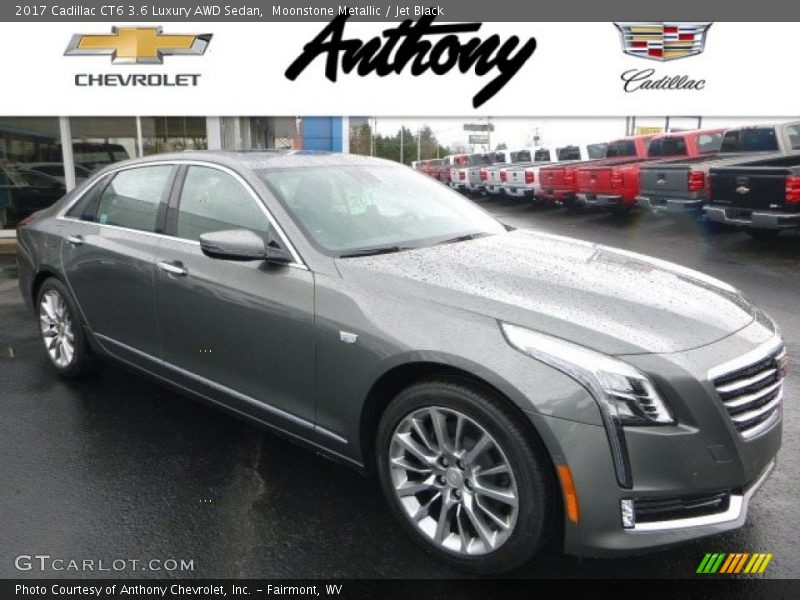 Moonstone Metallic / Jet Black 2017 Cadillac CT6 3.6 Luxury AWD Sedan