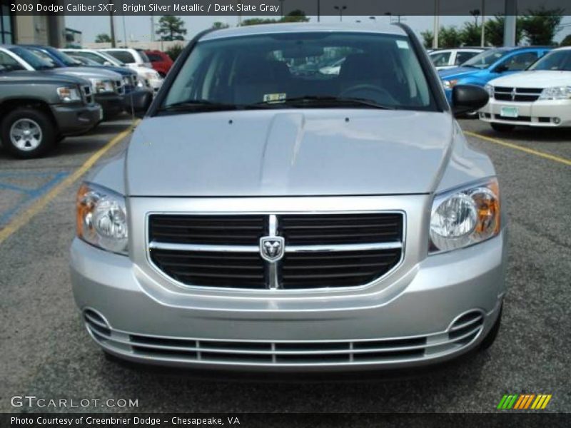 Bright Silver Metallic / Dark Slate Gray 2009 Dodge Caliber SXT