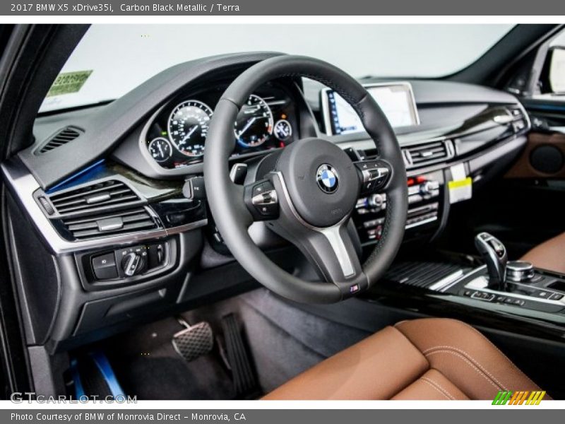 Carbon Black Metallic / Terra 2017 BMW X5 xDrive35i