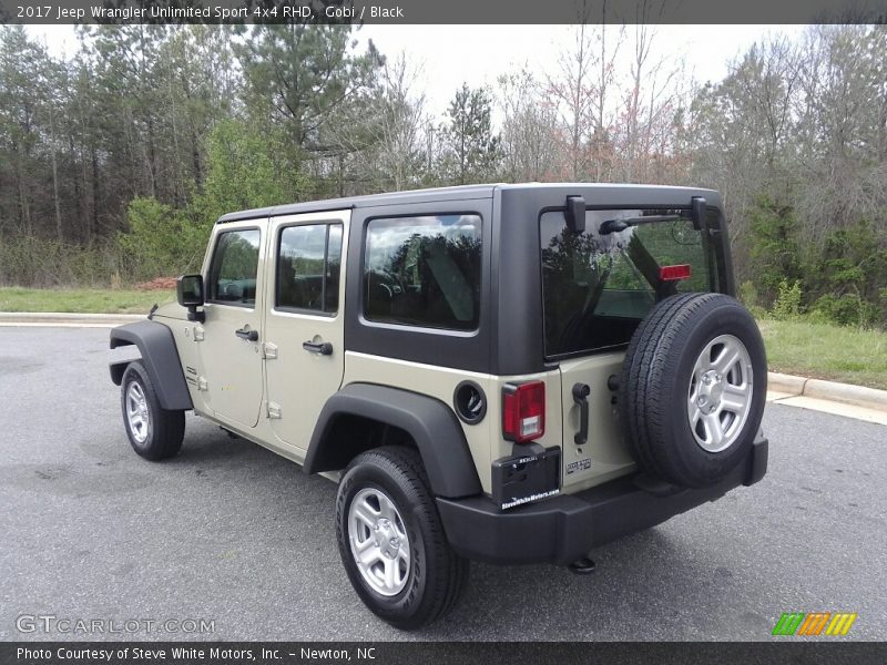 Gobi / Black 2017 Jeep Wrangler Unlimited Sport 4x4 RHD