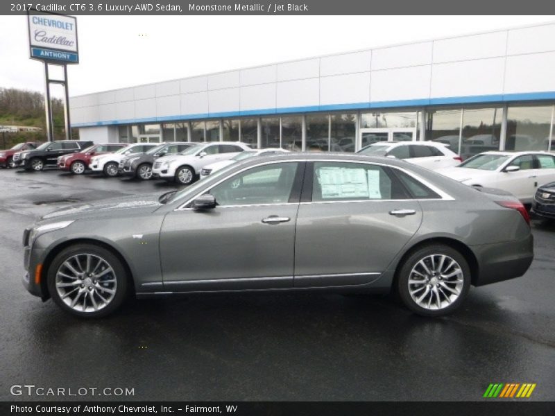 Moonstone Metallic / Jet Black 2017 Cadillac CT6 3.6 Luxury AWD Sedan