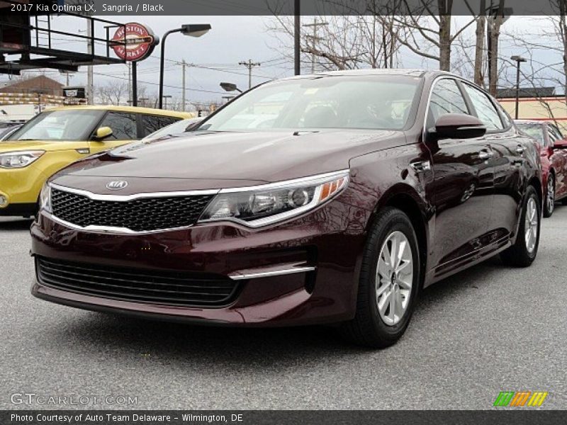 Sangria / Black 2017 Kia Optima LX