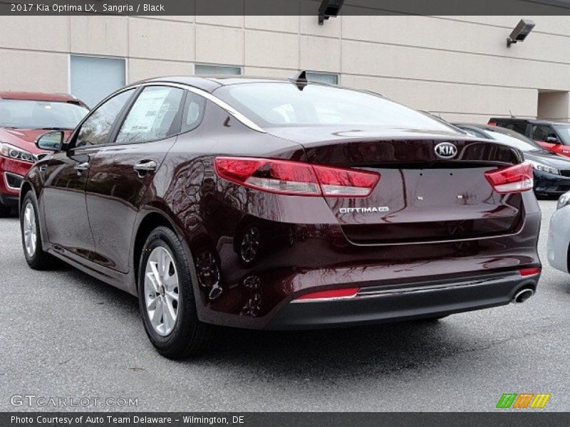 Sangria / Black 2017 Kia Optima LX