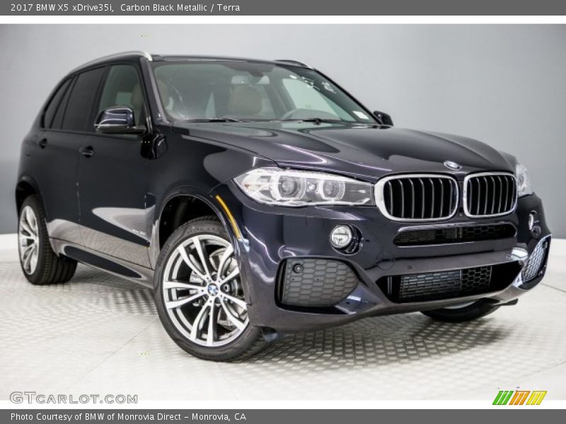 Carbon Black Metallic / Terra 2017 BMW X5 xDrive35i