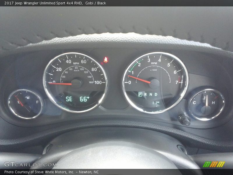 Gobi / Black 2017 Jeep Wrangler Unlimited Sport 4x4 RHD