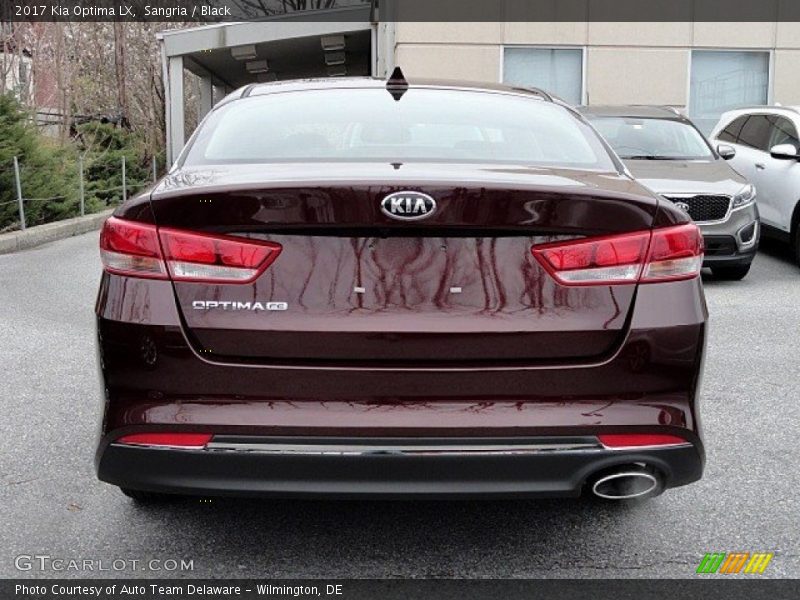 Sangria / Black 2017 Kia Optima LX
