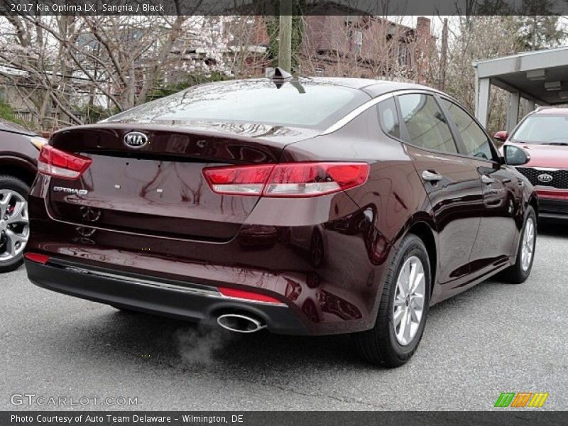 Sangria / Black 2017 Kia Optima LX