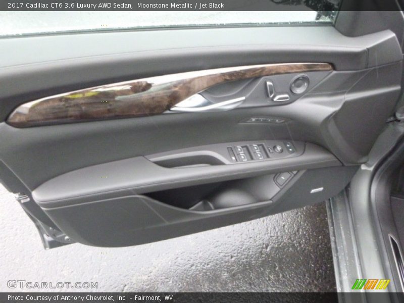 Moonstone Metallic / Jet Black 2017 Cadillac CT6 3.6 Luxury AWD Sedan