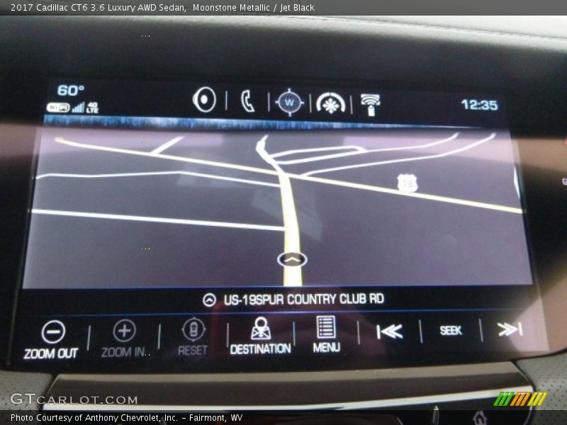 Moonstone Metallic / Jet Black 2017 Cadillac CT6 3.6 Luxury AWD Sedan