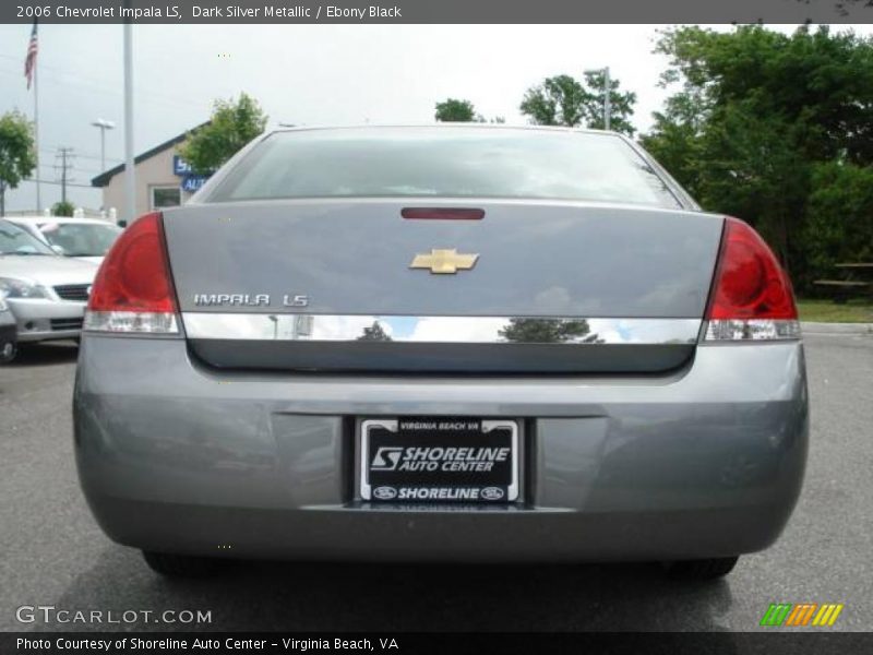 Dark Silver Metallic / Ebony Black 2006 Chevrolet Impala LS