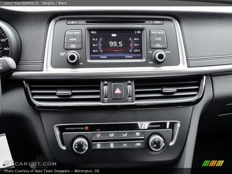 Sangria / Black 2017 Kia Optima LX