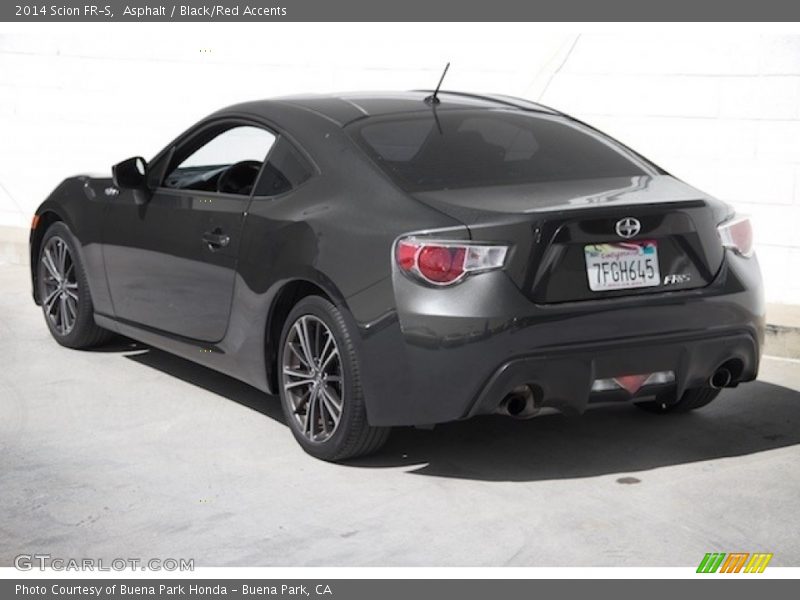 Asphalt / Black/Red Accents 2014 Scion FR-S