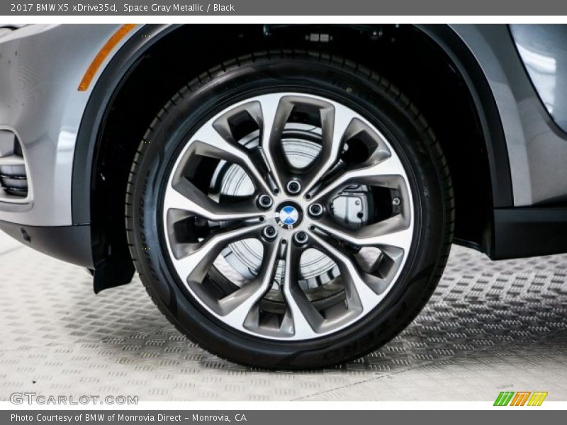 Space Gray Metallic / Black 2017 BMW X5 xDrive35d
