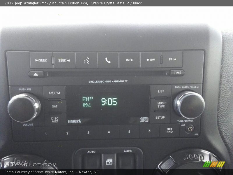 Controls of 2017 Wrangler Smoky Mountain Edition 4x4