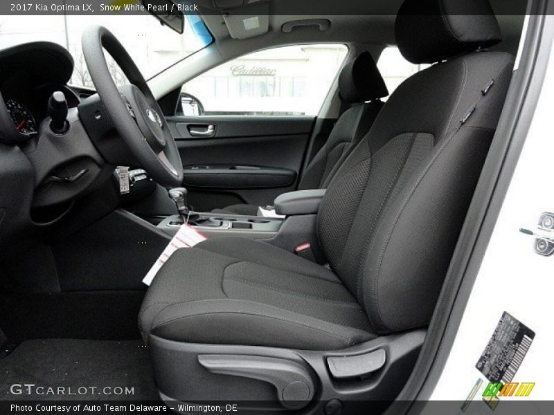 Snow White Pearl / Black 2017 Kia Optima LX