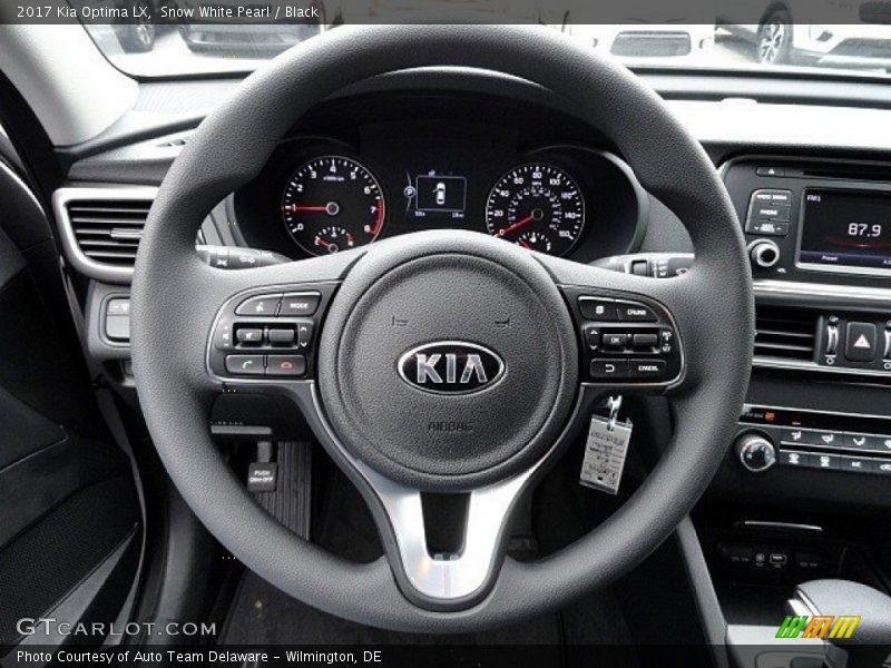 Snow White Pearl / Black 2017 Kia Optima LX