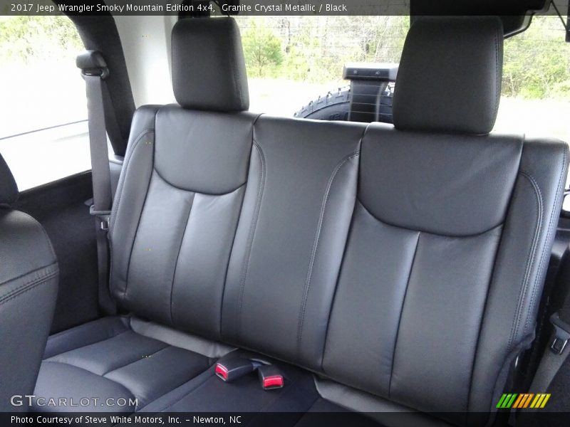 Rear Seat of 2017 Wrangler Smoky Mountain Edition 4x4