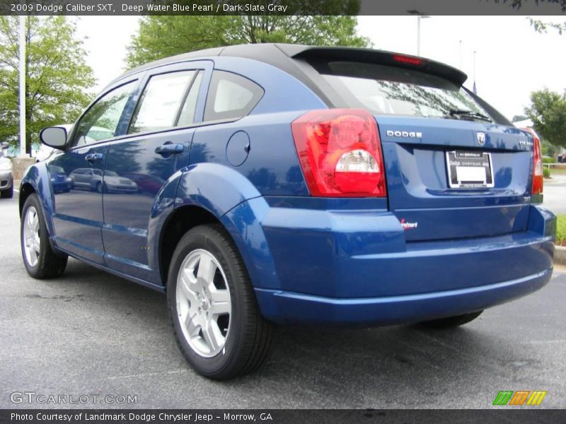Deep Water Blue Pearl / Dark Slate Gray 2009 Dodge Caliber SXT
