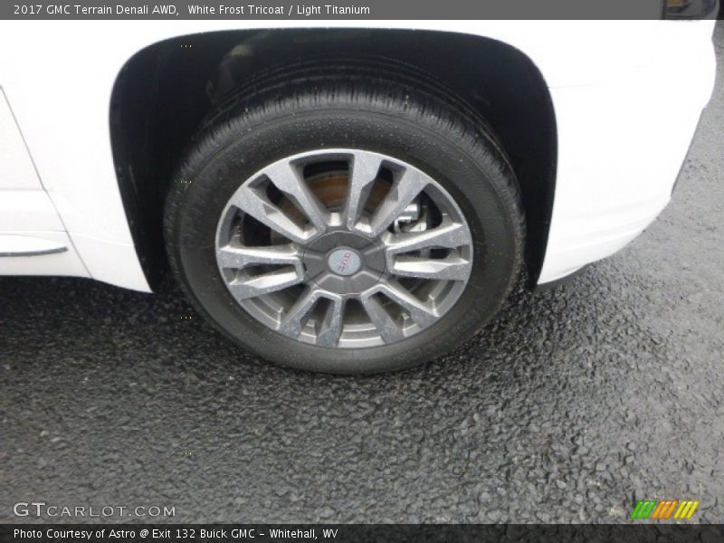 White Frost Tricoat / Light Titanium 2017 GMC Terrain Denali AWD
