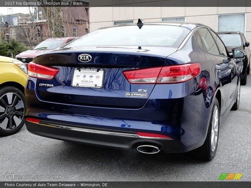 Horizon Blue / Black 2017 Kia Optima EX