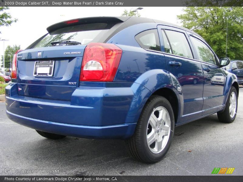 Deep Water Blue Pearl / Dark Slate Gray 2009 Dodge Caliber SXT