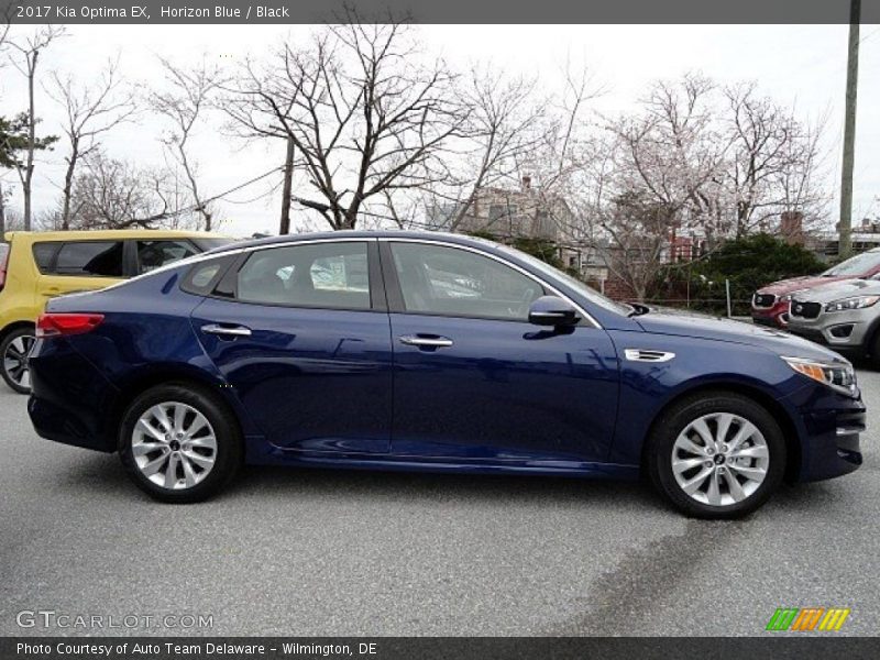 Horizon Blue / Black 2017 Kia Optima EX