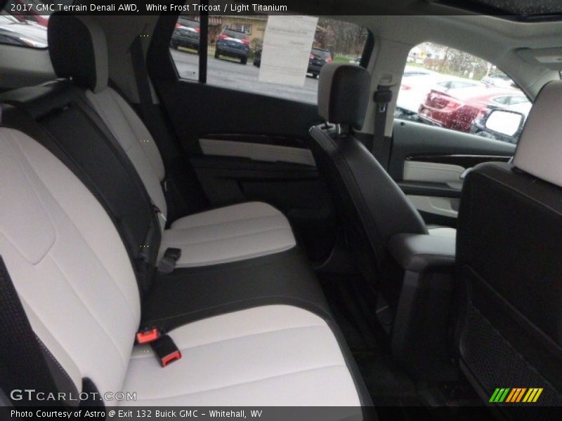 White Frost Tricoat / Light Titanium 2017 GMC Terrain Denali AWD