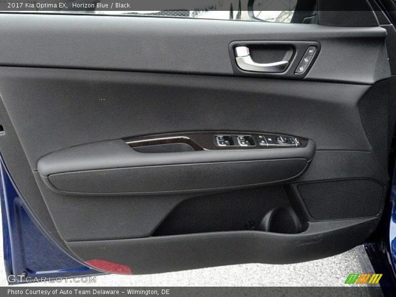 Horizon Blue / Black 2017 Kia Optima EX