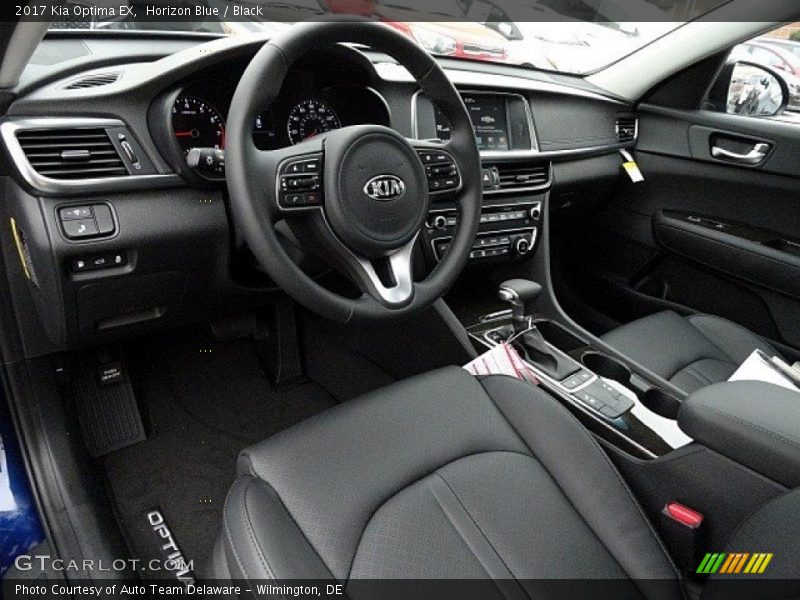Horizon Blue / Black 2017 Kia Optima EX
