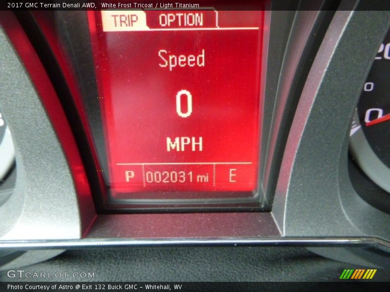 White Frost Tricoat / Light Titanium 2017 GMC Terrain Denali AWD