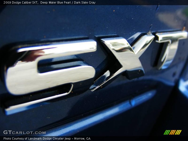 Deep Water Blue Pearl / Dark Slate Gray 2009 Dodge Caliber SXT