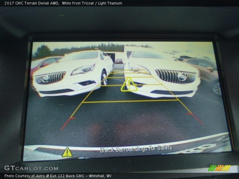White Frost Tricoat / Light Titanium 2017 GMC Terrain Denali AWD