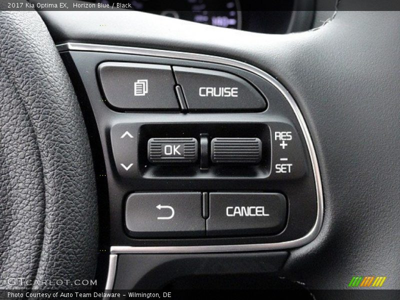 Horizon Blue / Black 2017 Kia Optima EX