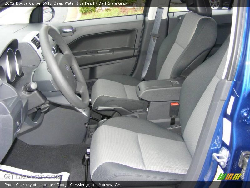 Deep Water Blue Pearl / Dark Slate Gray 2009 Dodge Caliber SXT