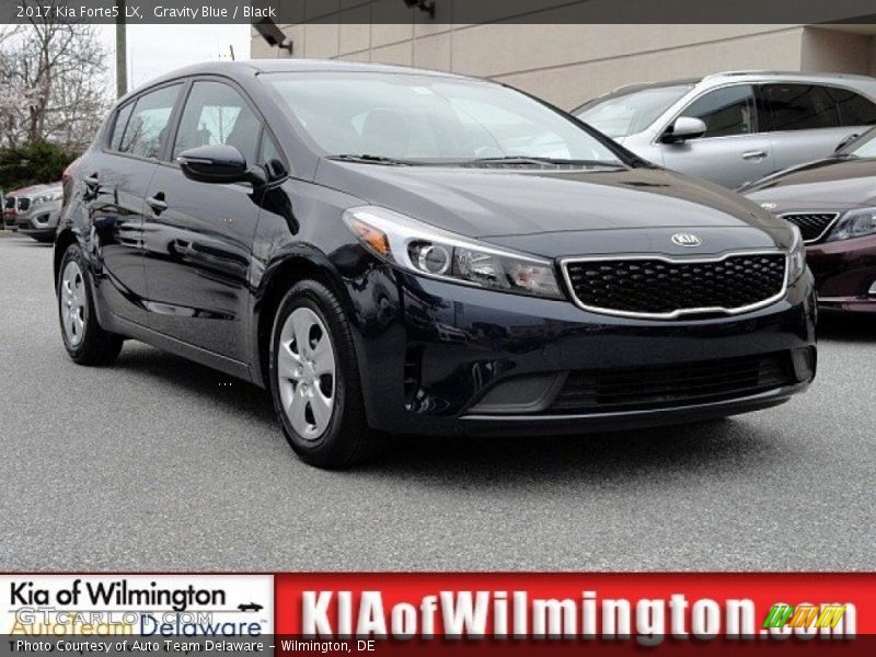 Gravity Blue / Black 2017 Kia Forte5 LX