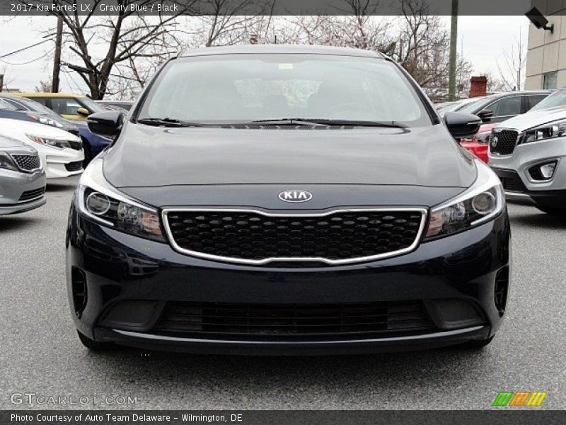 Gravity Blue / Black 2017 Kia Forte5 LX