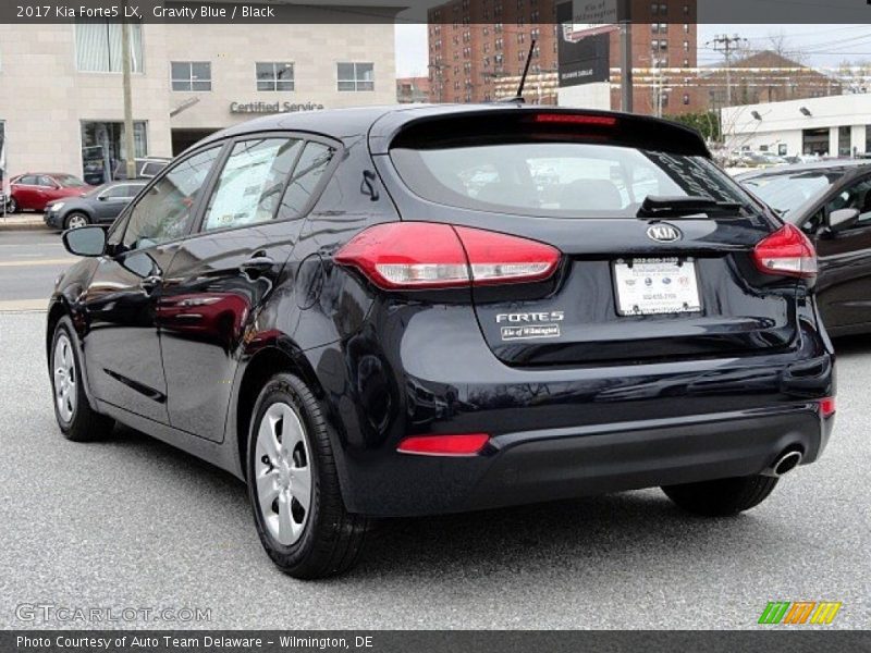 Gravity Blue / Black 2017 Kia Forte5 LX