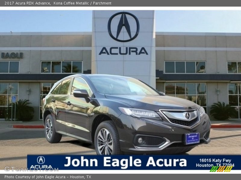 Kona Coffee Metallic / Parchment 2017 Acura RDX Advance