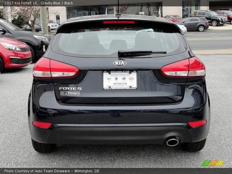 Gravity Blue / Black 2017 Kia Forte5 LX