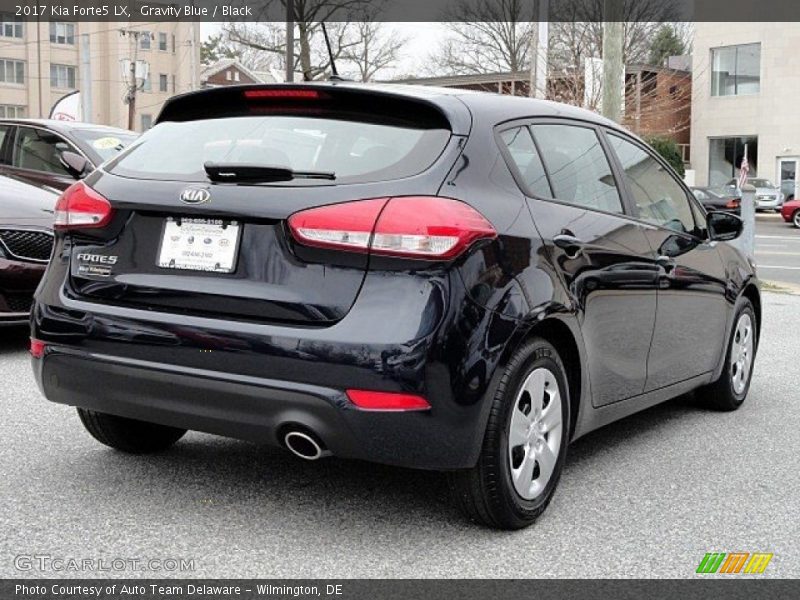 Gravity Blue / Black 2017 Kia Forte5 LX