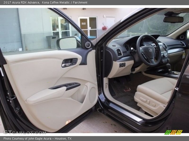 Kona Coffee Metallic / Parchment 2017 Acura RDX Advance