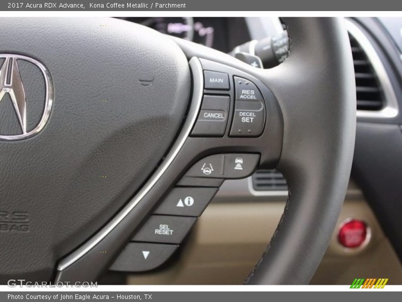Kona Coffee Metallic / Parchment 2017 Acura RDX Advance
