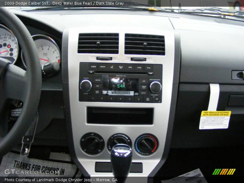 Deep Water Blue Pearl / Dark Slate Gray 2009 Dodge Caliber SXT