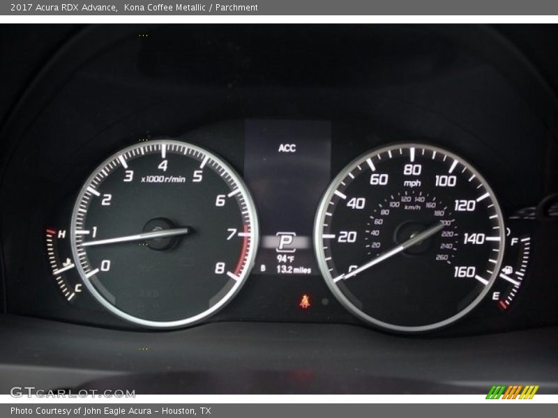 Kona Coffee Metallic / Parchment 2017 Acura RDX Advance