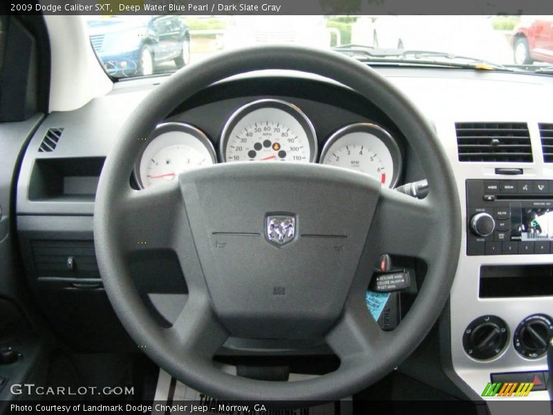 Deep Water Blue Pearl / Dark Slate Gray 2009 Dodge Caliber SXT
